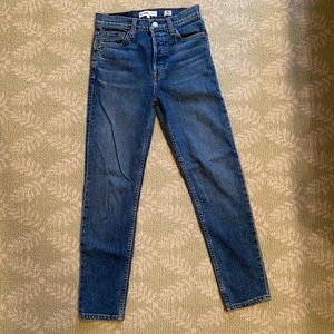 Re/done high waist jeans
